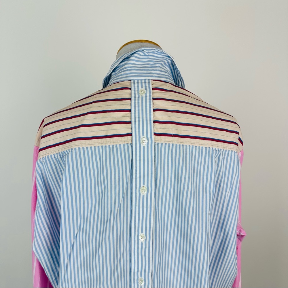 Essentiel Antwerp Famille Striped Buttondown Shirt Size XS Sold at Anthropologie - Picture 10 of 13